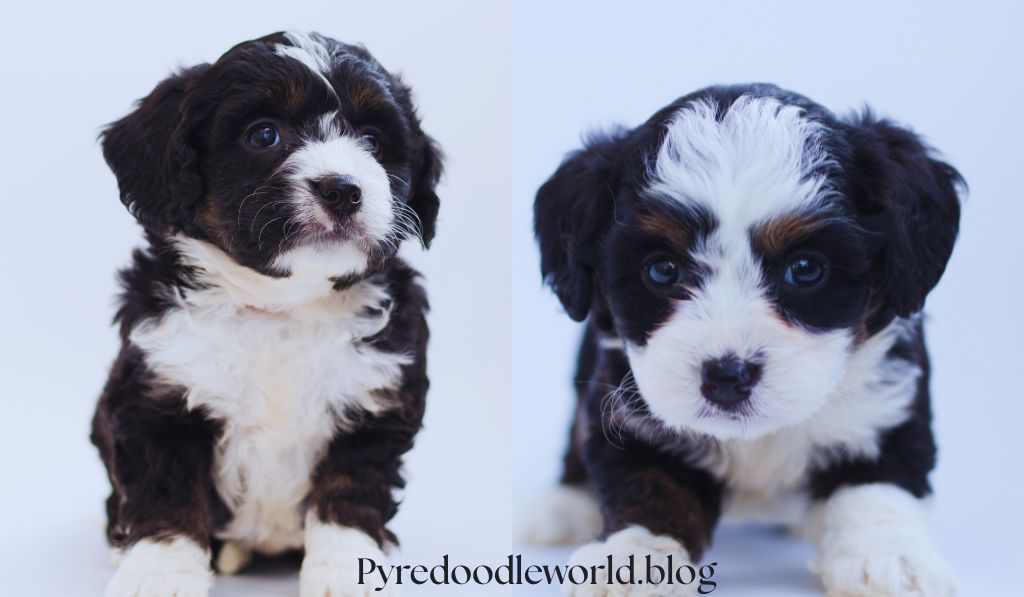 black pyredoodle dog